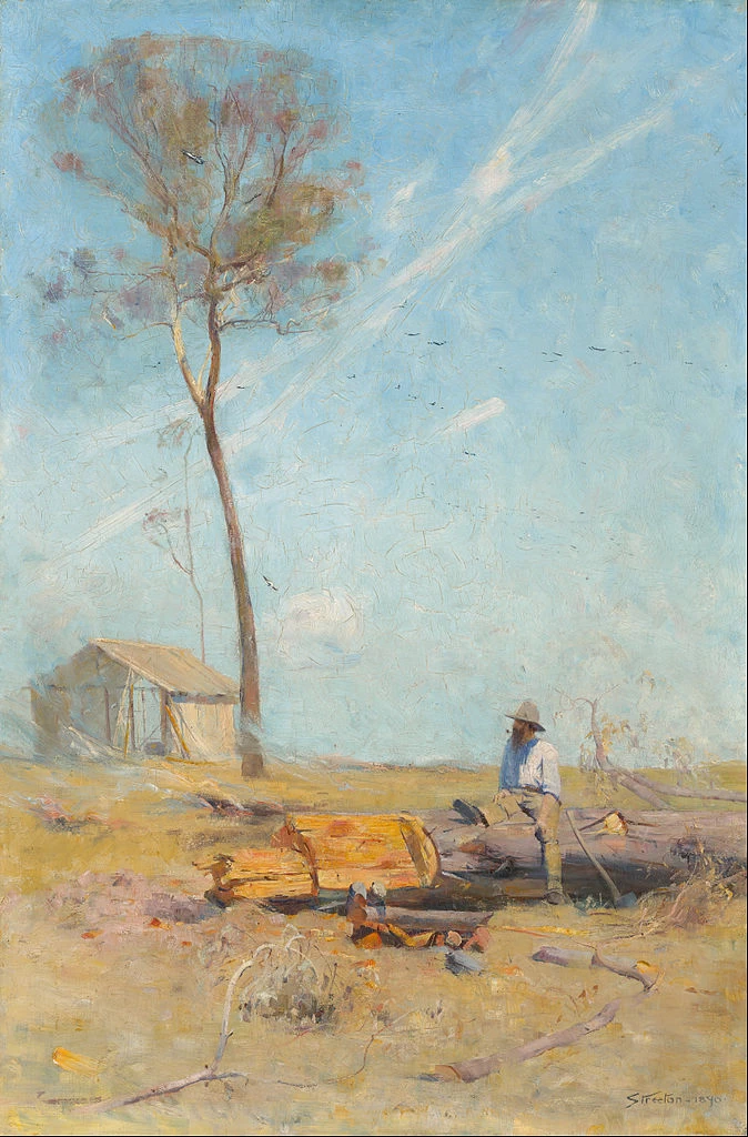 La capanna del selezionatore (Whelan sul registro) - Galleria Nazionale dell'Australia, Canberra